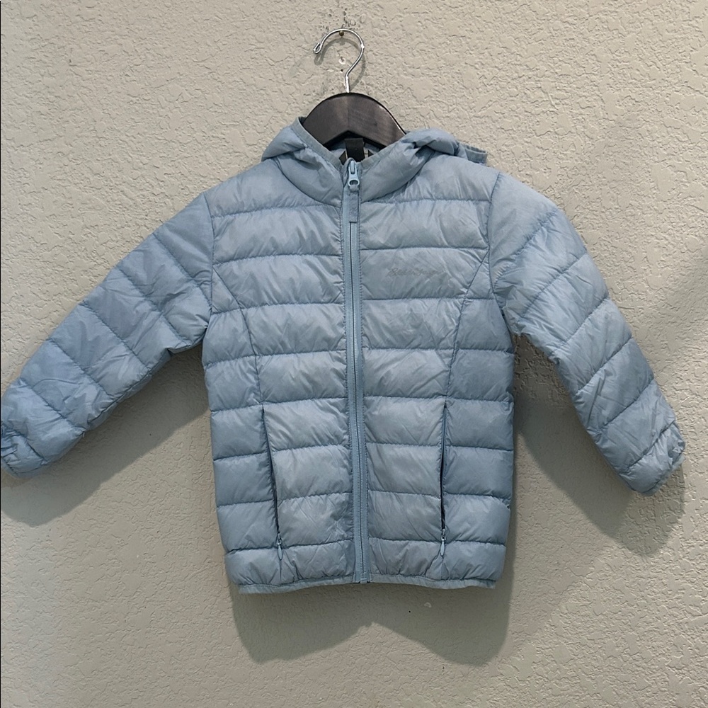 Light Blue Kids Eddie Bauer Puffer Jacket
